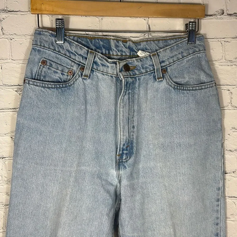 Vintage 90s Levis Jeans 512 Slim Fit Tapered‎ Leg  High Waist Mom Blue 13L Light